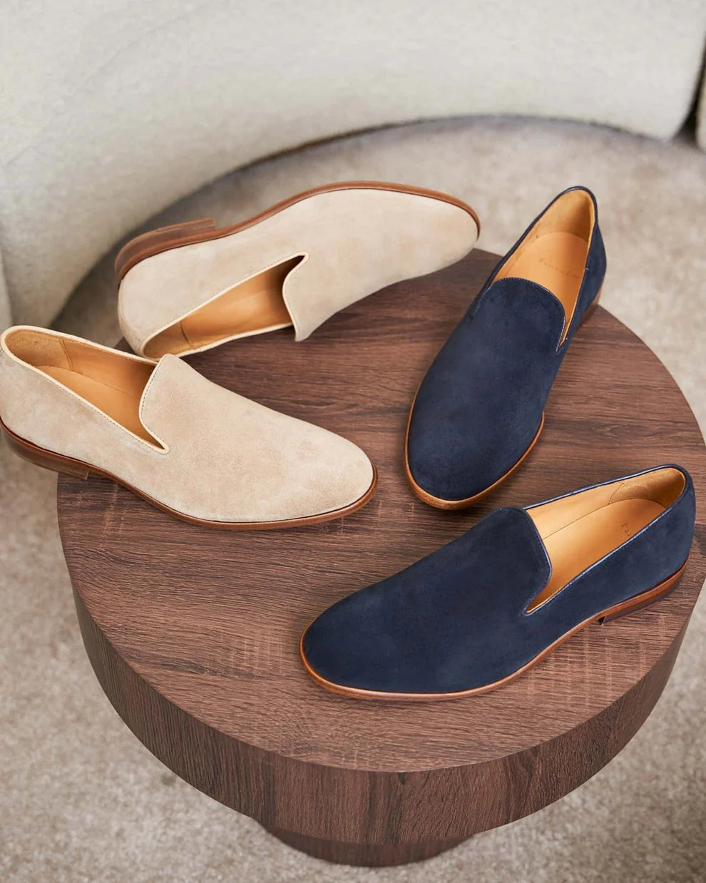 Luca Mocassin sleepers en daim