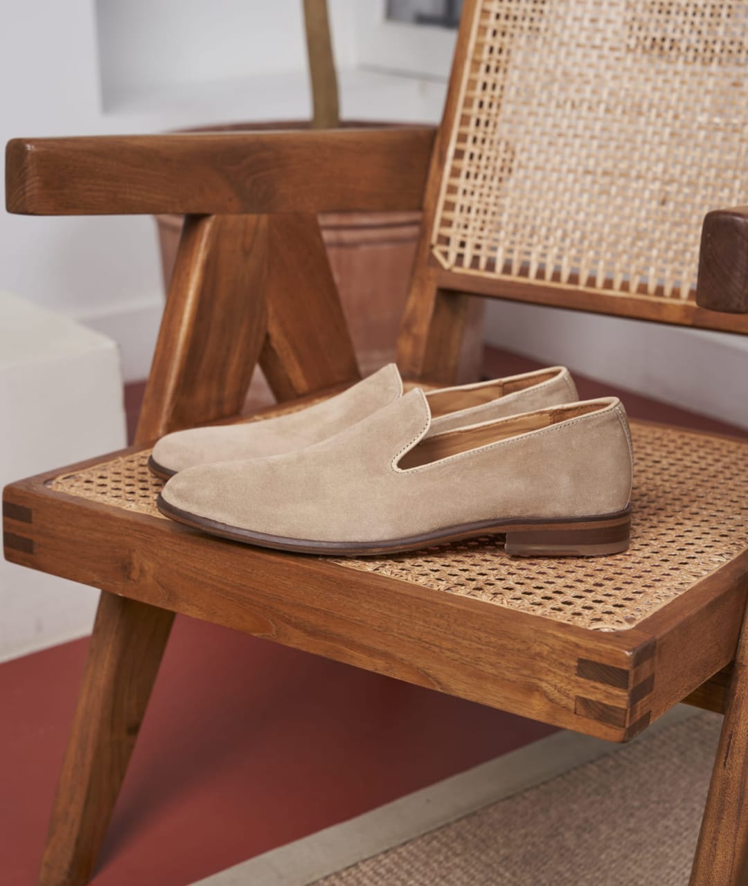 Luca Mocassin sleepers en daim