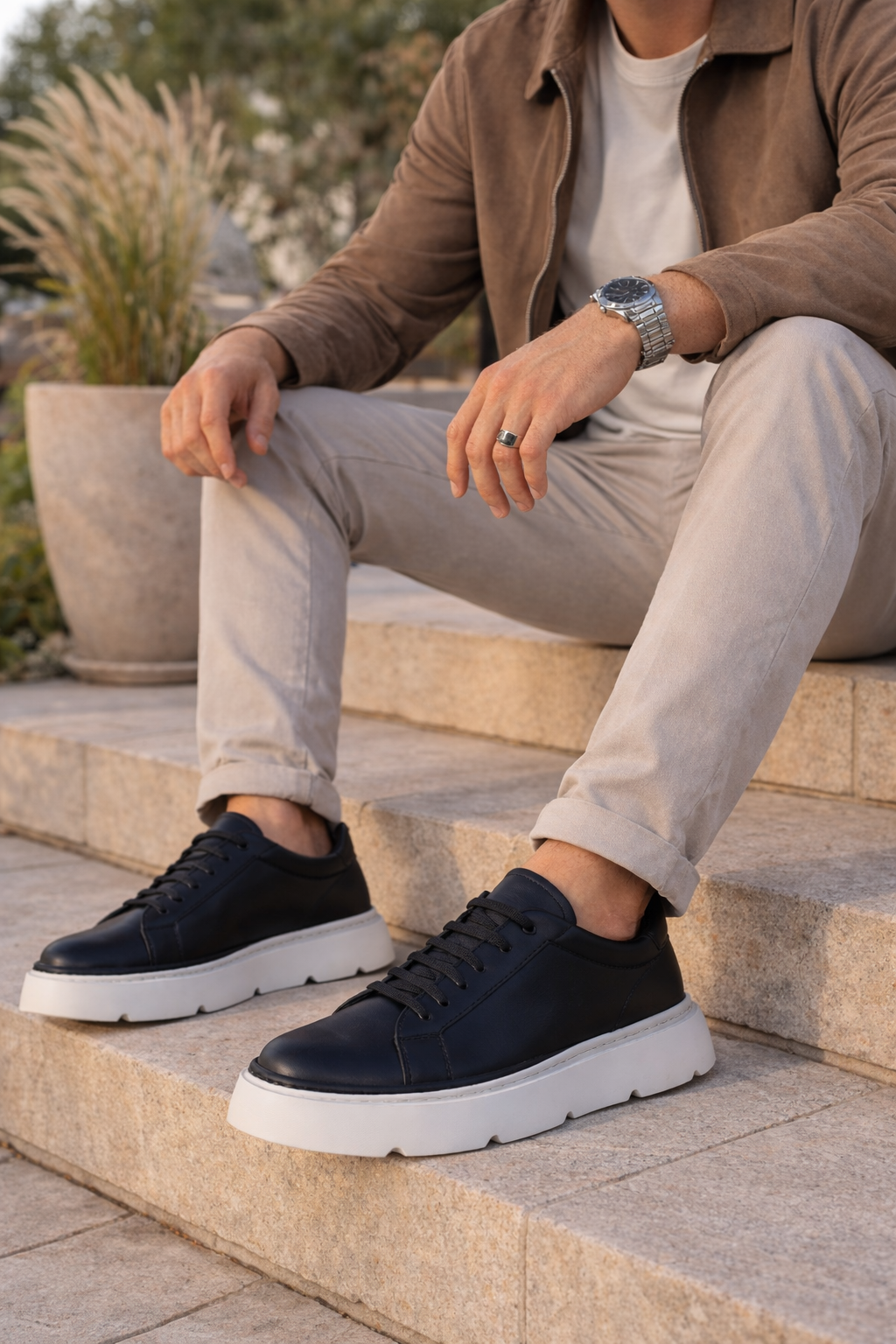 Classic Urban Leather Sneakers