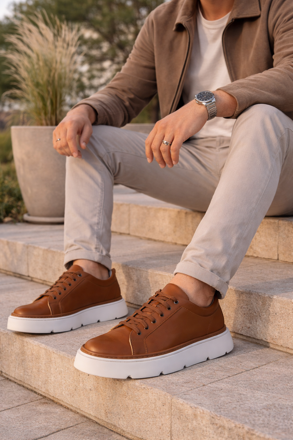 Classic Urban Leather Sneakers