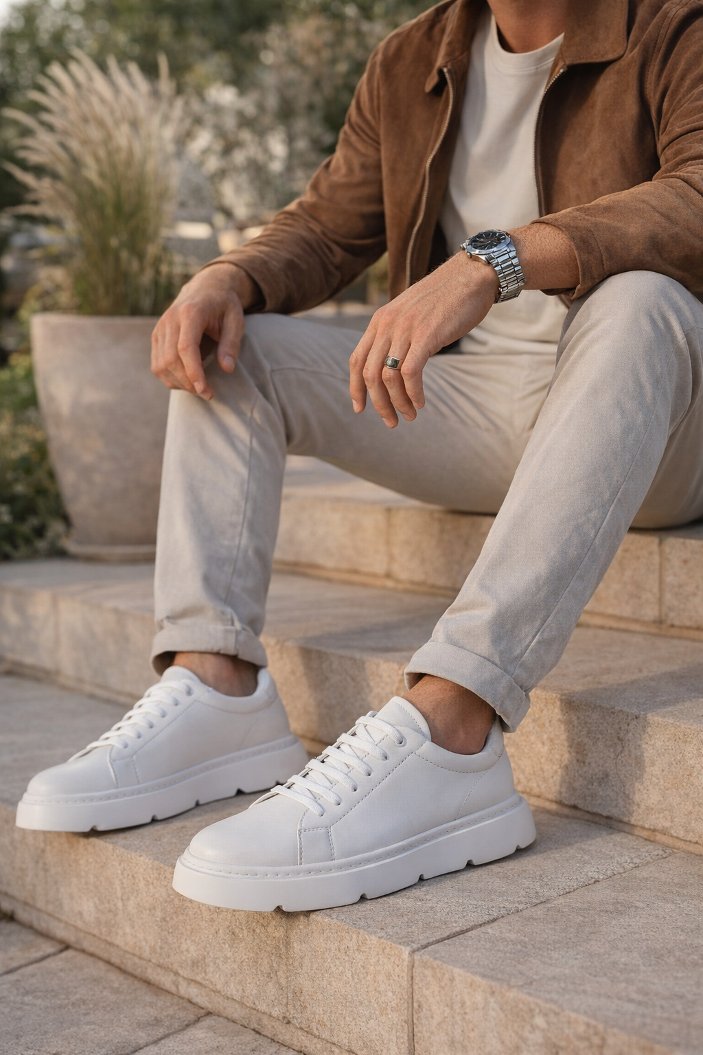 Classic Urban Leather Sneakers